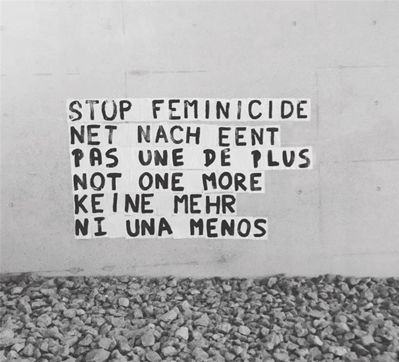 Le terme féminicide est apparu sur les murs de la ville mais pas dans le Code pénal
