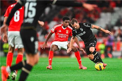 Leandro Barreiro stand am vergangenen Samstag in der Startaufstellung von Benfica Lissabon
