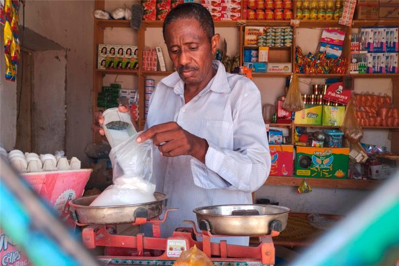Lebensmittelhändler: Die Sudanesen leiden unter der hohen Inflation