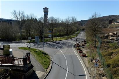 Leere Straßen in Düdelingen
