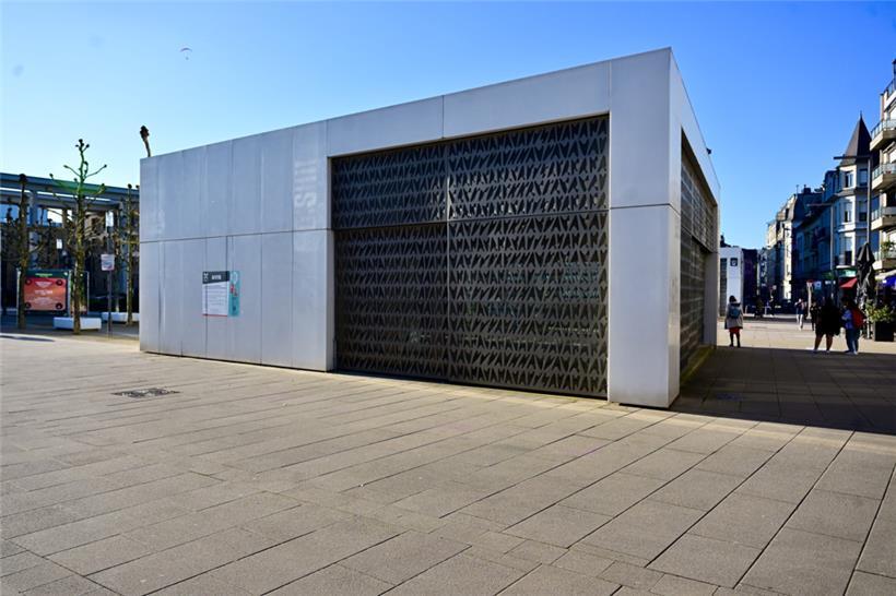 Leerstand: Der Pavillon auf der Seite der Brillschule wird erneut ausgeschrieben
