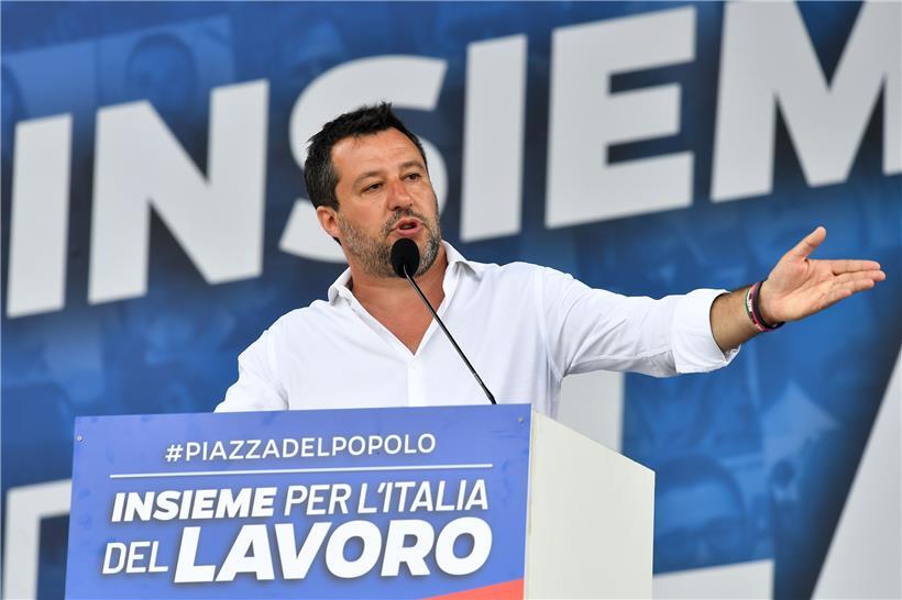 Lega-Chef Matteo Salvini wird unter anderem Menschenraub vorgeworfen
