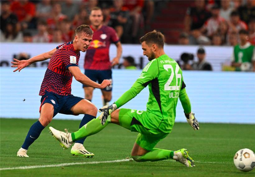 Leipzig um Dani Olmo hat schon im Supercup gegen Bayern gezeigt, dass es in der neuen Saison ein ernstzunehmender Titelkandidat ist
