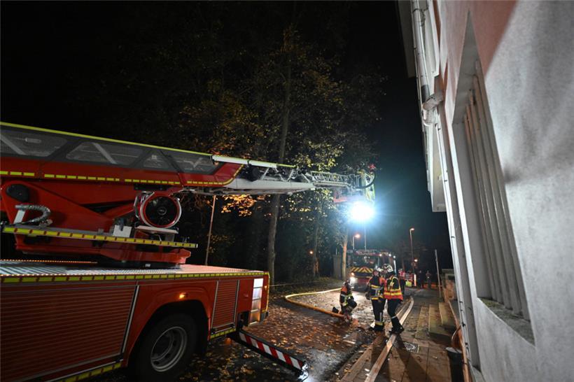 Leiterwagen im Einsatz