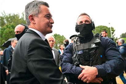 Le ministre de la Justice, Gérald Darmanin, s’est rendu à la prison Toulon-La Farlede qui a été attaquée par un fusil d’assaut 
