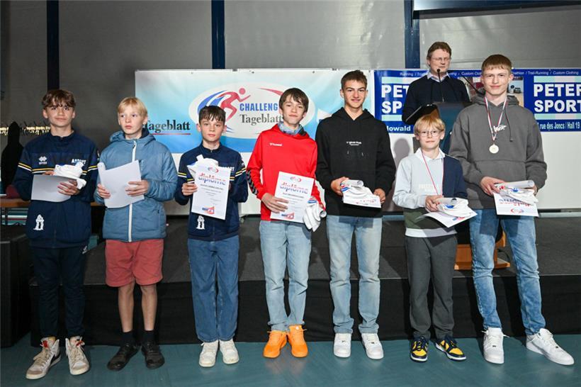 Lenn Pierlot (Celtic) konnte die Kategorie der U14-Jungen, Jahrgang 2011, vor Ar...