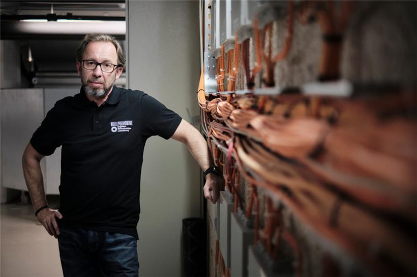 Léon Marx ist seit 2005 für die Haustechnik in der Philharmonie verantwortlich
