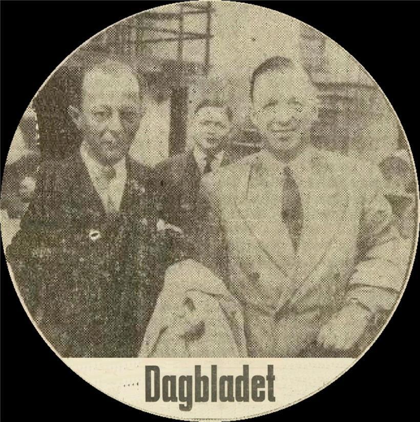 Ein HSV-Star und Luxemburger Fußballfunktionäre im KZ Léon Thurm und Assi Halvorsen auf dem FIFA-Siegeskongress 1946 in Luxemburg, historische Fußballveranstaltung