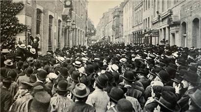 Les résultats des élections sont rendus publics à Luxembourg-ville (1905)
