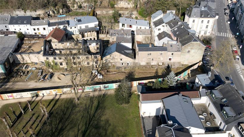 Les vestiges du château de Mansfeld à Clausen (photo prise le 3 juin 2022)