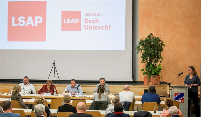 Letztes Jahr digital, nun wieder eine „echte“ Generalversammlung (v.l.n.r.): Steve Faltz, Vera Spautz, Stéphane Biwer, Marc Even und Joëlle Pizzaferri
