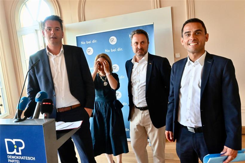Lex Delles, Corinne Cahen, Xavier Bettel und Max Hahn: „Emotionaler Tag“
