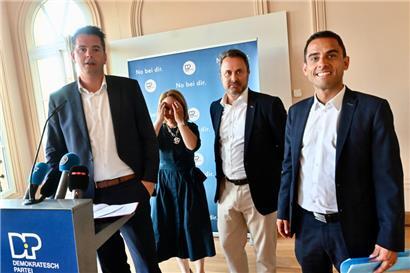 Lex Delles, Corinne Cahen, Xavier Bettel und Max Hahn: „Emotionaler Tag“
