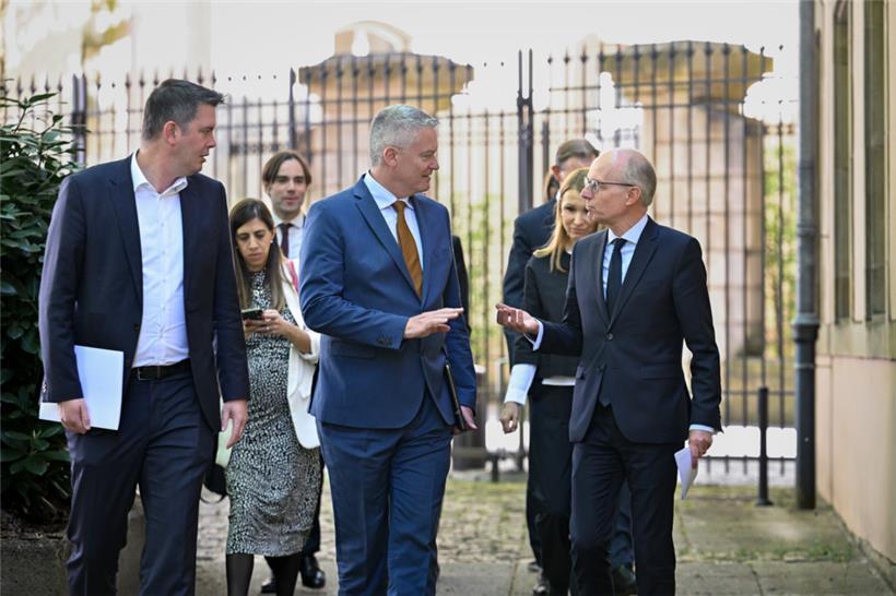 Lex Delles, Mathias Cormann und Luc Frieden