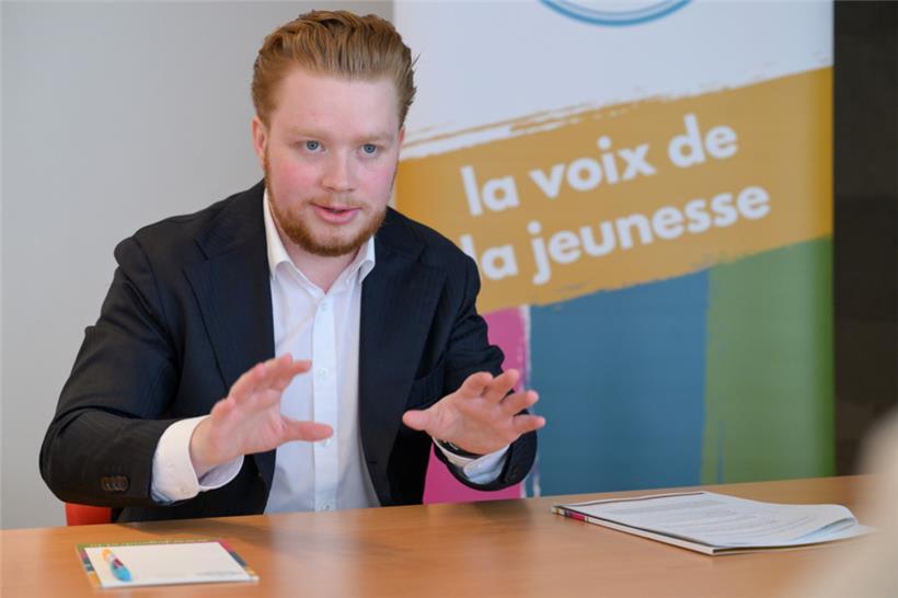 Liam Bremer wurde gerade wieder zum Präsidenten des „Jugendrot“ gewählt und hat sich einiges vorgenommen
