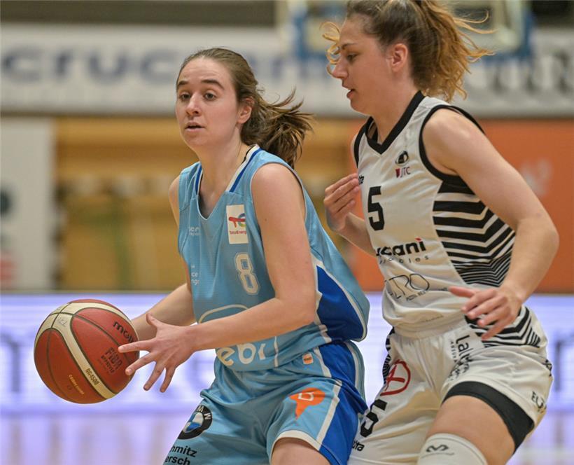 Lina Fapranzi (in Blau) und die Résidence wollen, wie auch in der letzten Saison, ein drittes Spiel in der Finalserie
