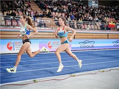 Linda Krombach läuft neue deutsche U20-Bestleistung über 1500 m am Sonntag bei Leichtathletik-Wettkampf