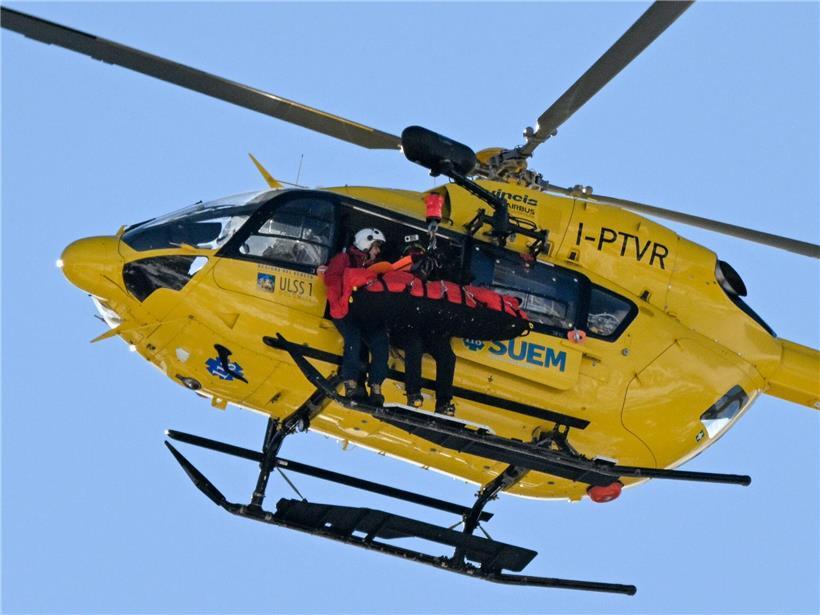 Lindsey Vonn wurde mit dem Hubschrauber ins Krankenhaus gebracht