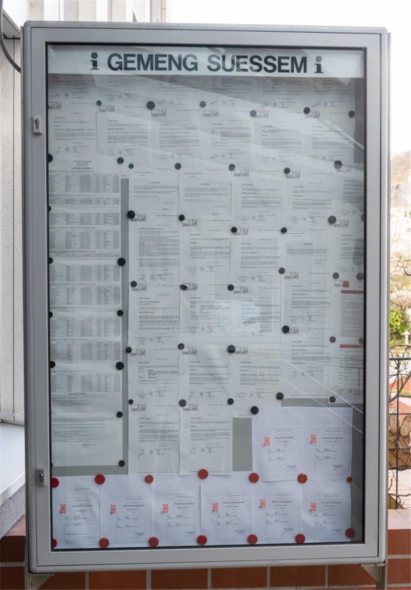 Links im Infokasten ist die äußerst detailreiche Kandidatenliste der Gemeinde Sanem
