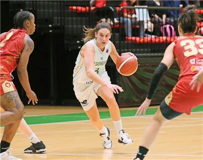 Lisy Hetting und der Gréngewald bestreiten am Mittwoch ihr drittes EuroCup-Heimspiel in Folge
