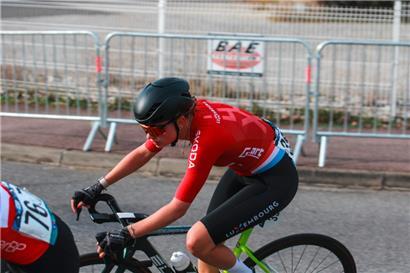 Liv Wenzel fuhr im Espoirs-Rennen der Damen als beste Luxemburgerin auf den 41. Platz
