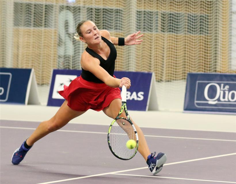 Liz Baddé verlor in Petingen ihr Auftaktspiel
