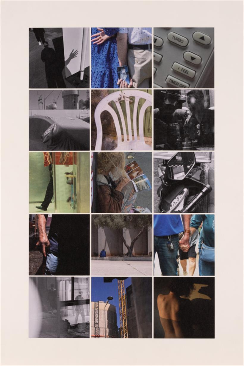 Liz Lambert: „My Instagram feed from 24.05.23 to 08.06.2023”, collage de photographies, 75 x 45 cm
