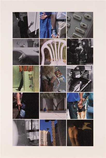 Liz Lambert: „My Instagram feed from 24.05.23 to 08.06.2023”, collage de photographies, 75 x 45 cm

