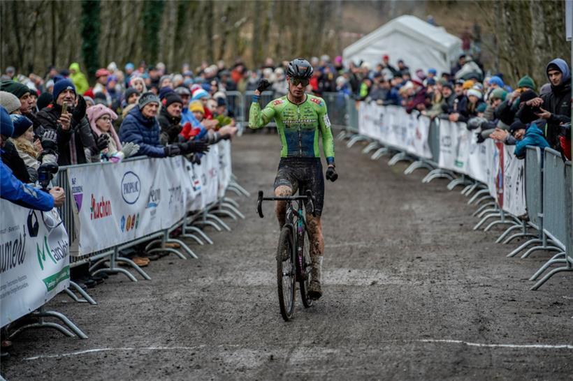 Loïc Bettendorff gewann in souveräner Art und Weise seinen zweiten Cyclocross-Landesmeistertitel bei der Elite
