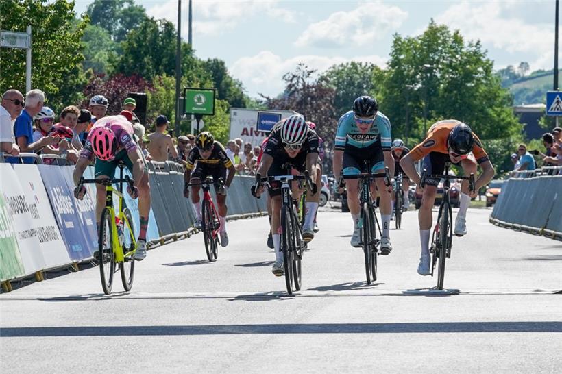Loïc Bettendorff (rechts) sprintete zum U23-Landesmeistertitel
