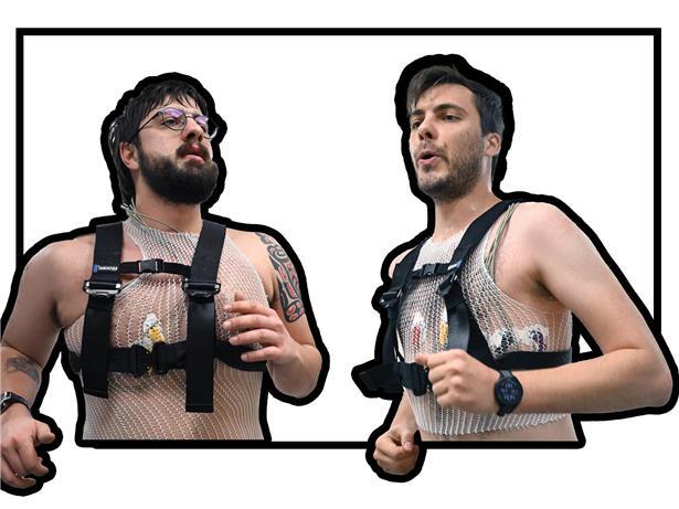 Louis und ich lassen vor unserem Ironman-Projekt unsere körperliche Ausgangslage für Ausdauer und Fitness prüfen