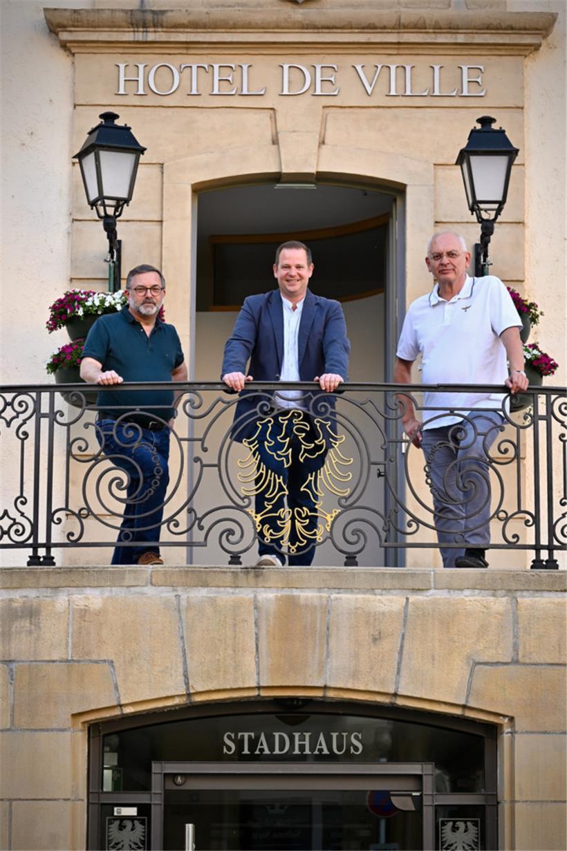 Luc Birgen, Ben Scheuer und Jean-Claude Strasser regieren seit zwölf Jahren zusammen im Echternacher Gemeinderat
