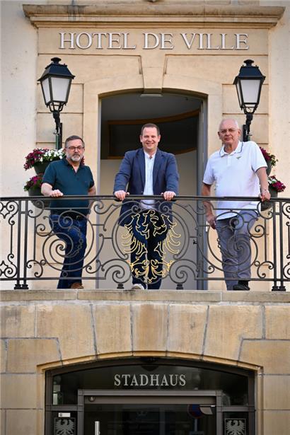 Luc Birgen, Ben Scheuer und Jean-Claude Strasser regieren seit zwölf Jahren zusammen im Echternacher Gemeinderat
