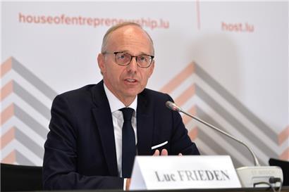 Luc Frieden (Archivbild) ist, unter anderem, Präsident der Luxemburger Handelskammer
