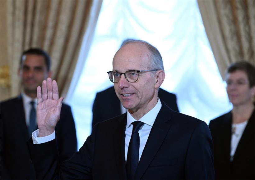 Luc Frieden bei seiner Vereidigung: Fast schon in Rekordzeit standen Regierung und Koalitionsabkommen fest
