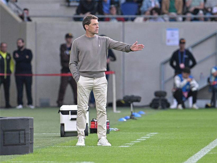 Luc Holtz war mit seiner Mannschaft zufrieden
