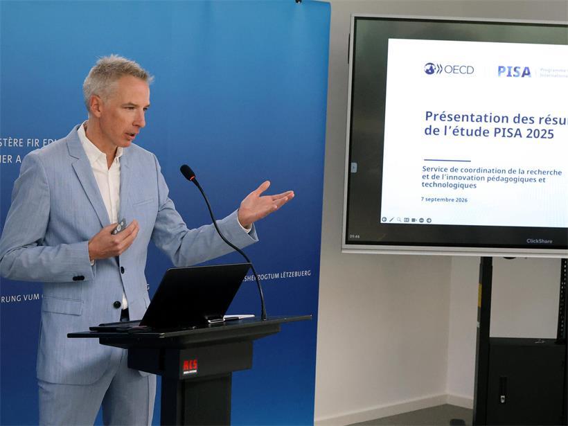 Luc Weis, Direktor des Script, präsentierte die Ergebnisse
