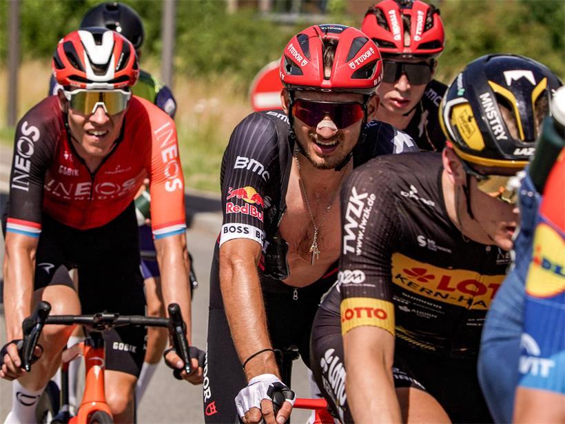 Luc Wirtgen und Bob Jungels im offenen Straßenrennen am Sonntag, Wettkampf zwischen Profi-Radsportlern