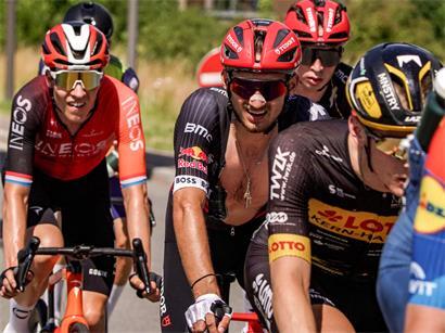 Luc Wirtgen und Bob Jungels im offenen Straßenrennen am Sonntag, Wettkampf zwischen Profi-Radsportlern