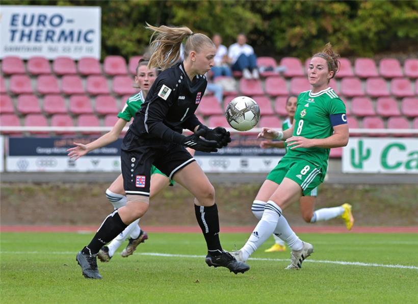 Lucie Schlimé möchte in Zukunft Studium und Fußball miteinander kombinieren

