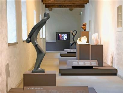 Lucien Wercolliers Ausstellungsetage in der Abtei Neimënster
