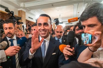 Luigi Di Maio, Außenminister von Italien, ist nach Querelen in seiner Partei aus der Fünf-Sterne-Bewegung ausgetreten
