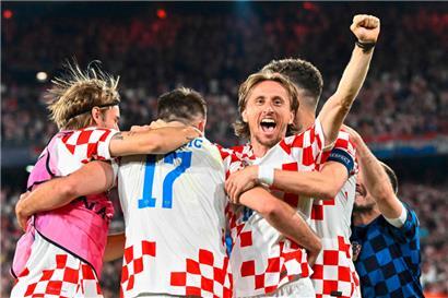 Luka Modric führte sein Team am Mittwoch gegen die Niederlande ins Nations-League-Finale
