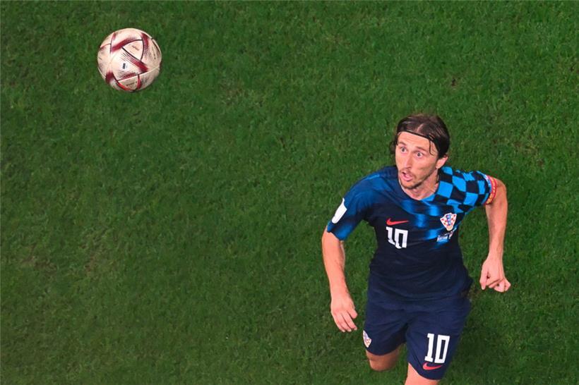 Luka Modric wird am Samstag noch einmal beim Spiel um Platz drei bei der WM auflaufen
