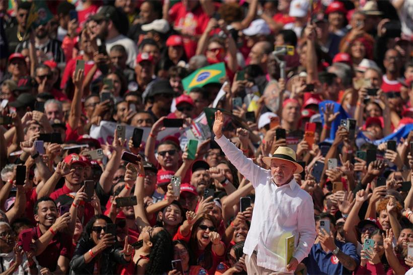 Lula in seinem Element: In São Bernardo do Campo startete der brasilianische Präsident Luiz Inácio da Silva in den Wahlkampf
