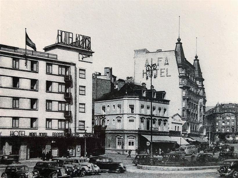 Luxembourg, place de la Gare, avant la guerre
