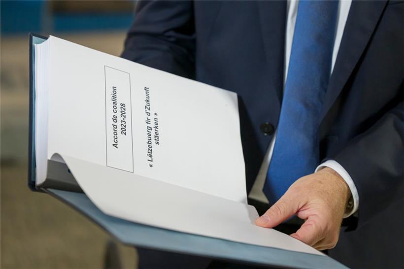 „Luxemburg für die Zukunft stärken“: Das ist das Motto, das dem Vertrag voranges...