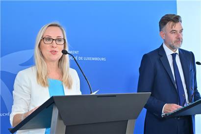 Luxemburg sei ein Vorbild, sagt die OCHA-Mitarbeiterin Anja Nitzsche über die Arbeit von Franz Fayot
