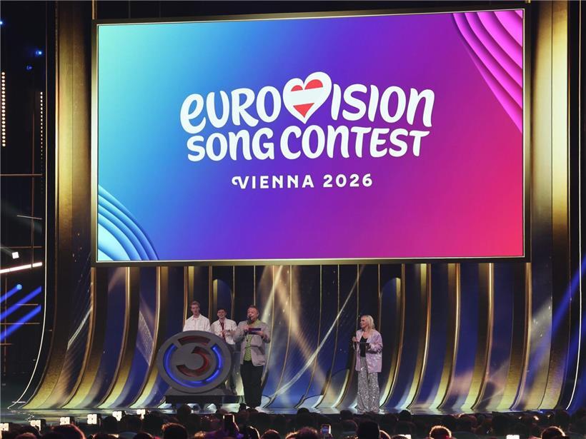 Luxemburgs ESC-Teilnahme 2024: Nationalflagge und Musikfestival-Symbol für Eurovision Song Contest Zukunft