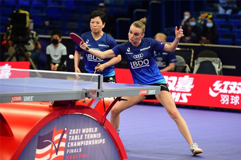 Luxemburger Tischtennis-Wunder: Die 58 Jahre alte Ni Xia Lian gewinnt bei ihrer 22. WM-Teilnahme zusammen mit Sarah De Nutte sensationell die erste WM-Medaille überhaupt für Luxemburg

